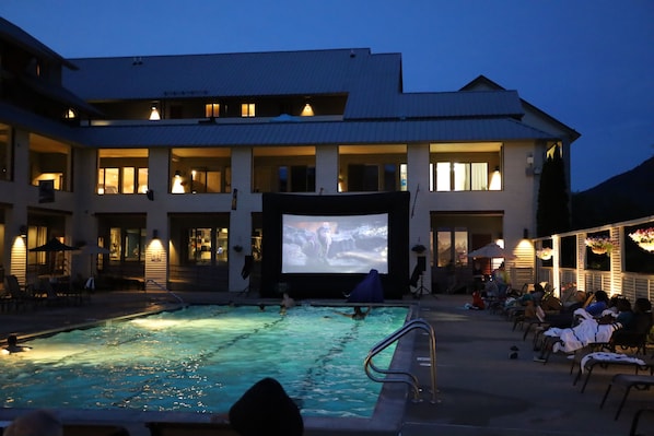 Pollard Brooks Movie Night at the Outdoor Pool