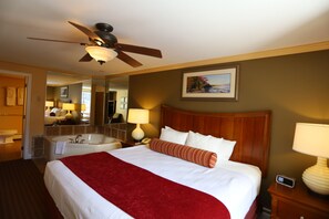 King Bedroom with In Suite Hot Tub