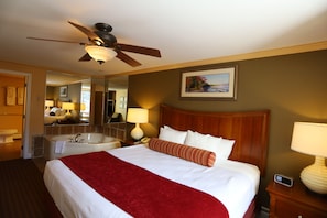King Bedroom with In Suite Hot Tub