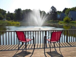 Enjoy the fishing pond