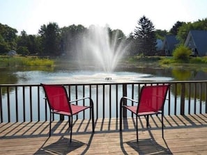 Enjoy the fishing pond