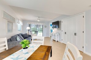 Living Room & Dining Area | Central A/C & Heating