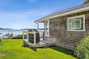 Ocean views from the side yard.