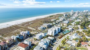 Aerial View of location and proximity to beach