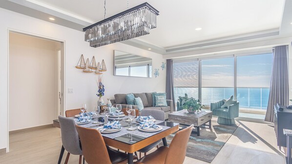 dining table for six in the main room