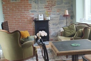 Relaxing living space overlooking gardens