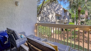 Relax & Recline: Balcony with Footrest Loungers