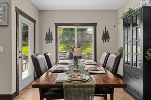 Enjoy the open layout for great conversations and laughs with your family and friends!