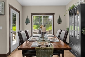 Enjoy the open layout for great conversations and laughs with your family and friends!