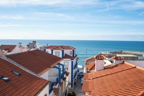 Ocean and rooftop view from the terrace