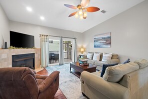 Living Area with Balcony