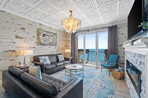 Living Area with Balcony