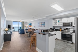 Kitchen and Living Area