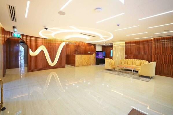 Sala de estar en el lobby
