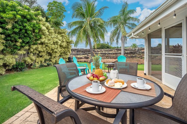 Outdoor dining