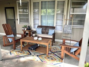 Back Porch Sitting Area