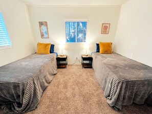 Two twin beds, perfect for the kids
