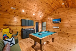 loft area for entertainment