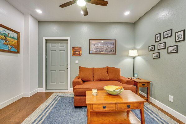 Klamath Falls Vacation Rental | 1BR | 1BA | Step-Free Access | 500 Sq Ft
