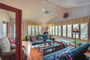 Sunroom | 1st Floor | 2 Queen Futons