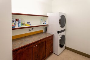 Shelf, Washer, Indoors, Floor, Flooring