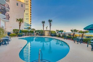 
Outdoor pool with ocean view