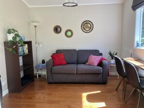 Living room with pull-out sofa 