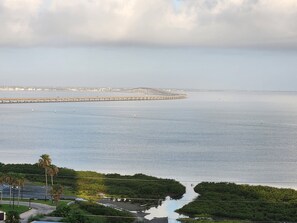 bay and bridge view from 2nd floor balcony