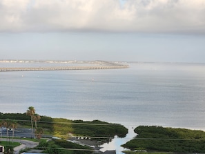 bay and bridge view from 2nd floor balcony