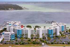 Aerial View of Pelican Beach Resort