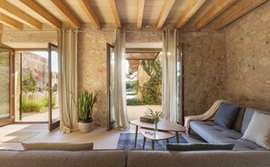 Living room,Garden view
