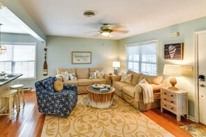 Living Room | 1st Floor | Queen Sleeper Sofa