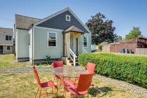 Home Exterior | Walk to Main Street | Single-Story Home