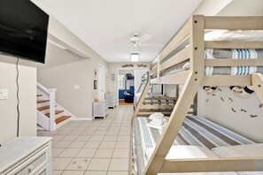 Lower level Bunk Open Area w/TV