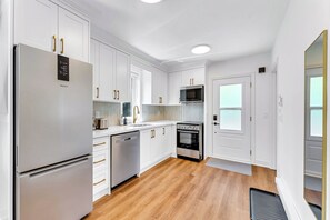 Sleek and modern kitchen with all the essentials for a perfect meal. 