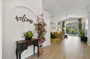 Welcome area