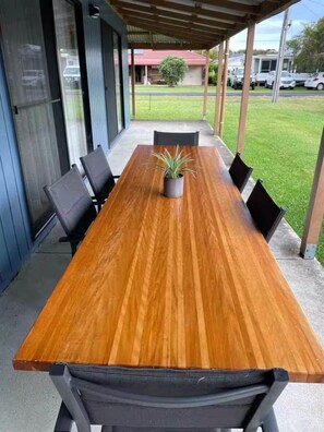 Outdoor dining