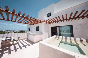Rooftop privado con Jacuzzi