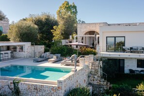 Activities, Amenities, Building Exterior, Garden, Main Entrance, People, Pool, Scenic View, Spring, Summer
