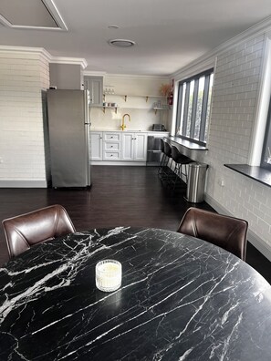 Kitchen and dining room