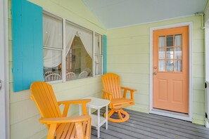 Upstairs entrance.