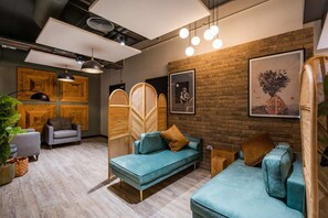 Lobby sitting area
