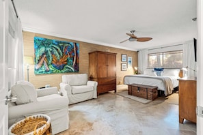 The master bedroom is very big