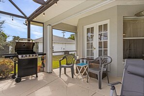 Our space comes fully equipped and includes a gas grill and plenty of seating
