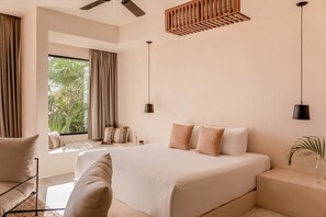 King-size bed.