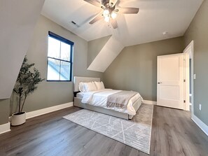 Second bedroom with Queen bed and pullout twin XL trundle. (1)