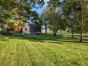 Let the kids play or the dogs run in the spacious yard.