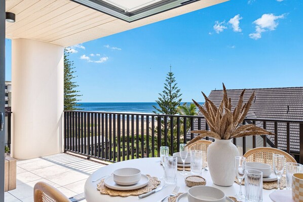 Dining with Ocean Views