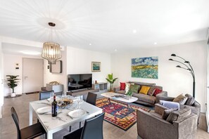 Living and dining room