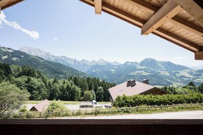 Blick von der Unterkunft